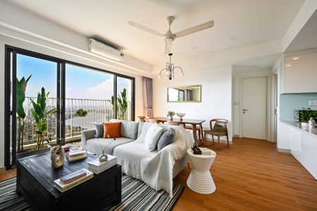 Căn hộ Masteri Thảo Điền, Quận 2 Căn hộ Masteri Thảo Điền tầng 38, bàn giao đầy đủ nội thất.