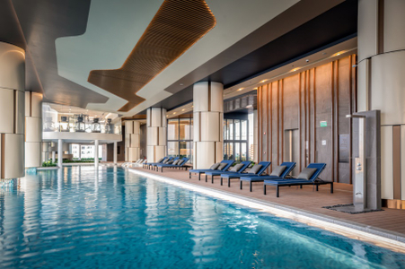 Căn hộ Q2 Thao Dien, Quận 2 Căn hộ Q2 Thao Dien tầng 8 thiết kế hiện đại, nội thất cơ bản.