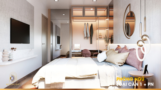  Căn hộ Moonlight Centre Point hướng ban công đông bắc nội thất cơ bản diện tích 65.7m²