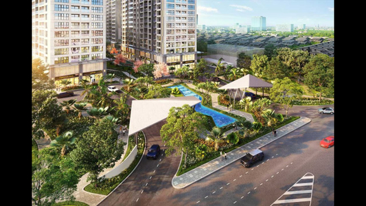  Căn hộ Lavita Thuận An hướng ban công tây bắc không có nội thất diện tích 69.8m²