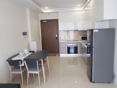 Căn hộ Masteri Millennium, Quận 4 Căn hộ Masteri Millennium tầng 24 diện tích 65m2, đầy đủ nội thất.