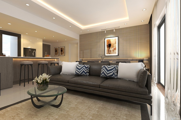 Căn hộ Masteri Thảo Điền, Quận 2 Căn hộ Masteri Thảo Điền hướng ban công tây bắc đầy đủ nội thất