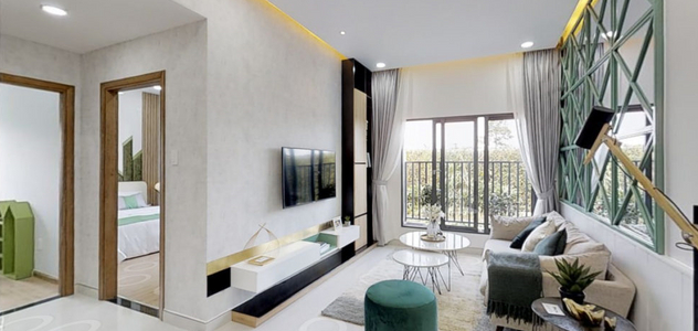 Căn hộ Picity High Park, Quận 12 Căn hộ Picity High Park tầng 4 có 2 phòng ngủ, nội thất cơ bản.