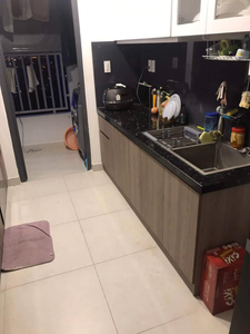 phòng bếp căn hộ ViVa Riverside Căn hộ Viva Riverside tầng 15 thiết kế 3 phòng ngủ, đầy đủ nội thất.