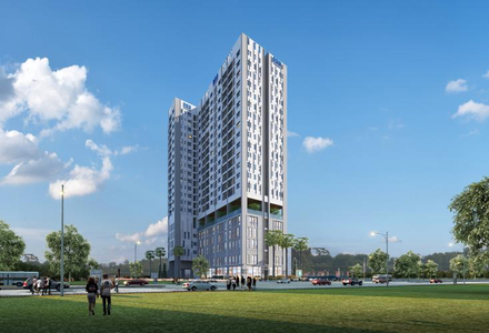 Officetel D-Vela, Quận 7 Officetel D-Vela ban công rộng, đón gió mát.