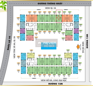  Căn hộ Bcons Plaza bàn giao nội thất cơ bản, 2 phòng ngủ