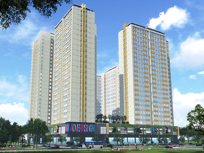 Căn hộ Topaz City, Quận 8 Căn hộ Topaz City tầng 25 có 2 phòng ngủ, nội thất cơ bản.