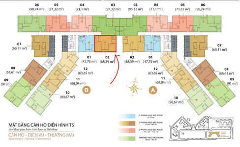 IMG_1472.JPG Căn hộ Masteri Thảo Điền hướng ban công đông nam đầy đủ nội thất diện tích 68.39m²