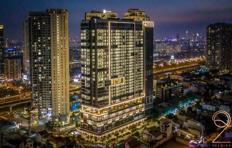 Căn hộ Q2 Thao Dien, Quận 2 Căn hộ Q2 Thao Dien tầng 8 thiết kế hiện đại, nội thất cơ bản.