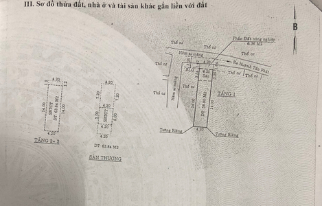 Nhà phố Quận 7 Nhà phố có cửa hướng Bắc, diện tích 79.6m2 rộng thoáng.