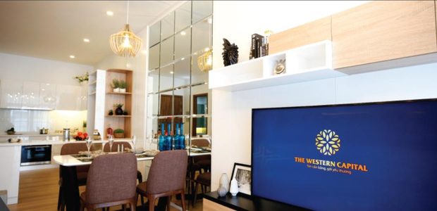 Căn hộ The Western Capital, Quận 6 Căn hộ The Western Capital có 3 phòng ngủ, không có nội thất.