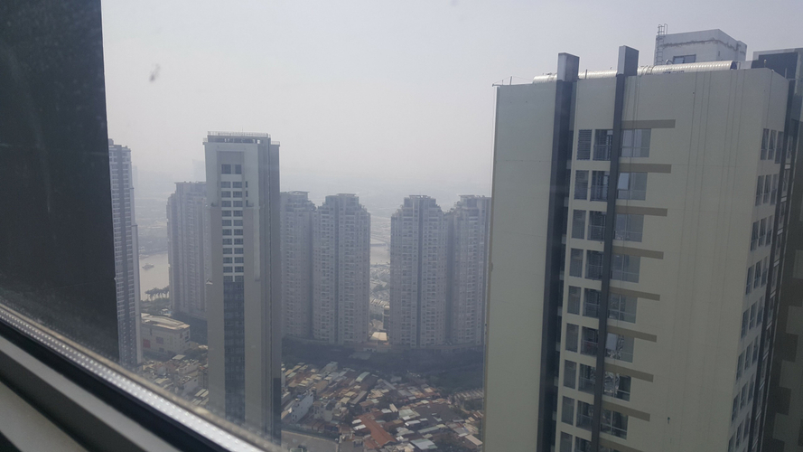  Căn hộ Vinhomes Central Park hướng ban công nam nội thất cơ bản diện tích 79m²