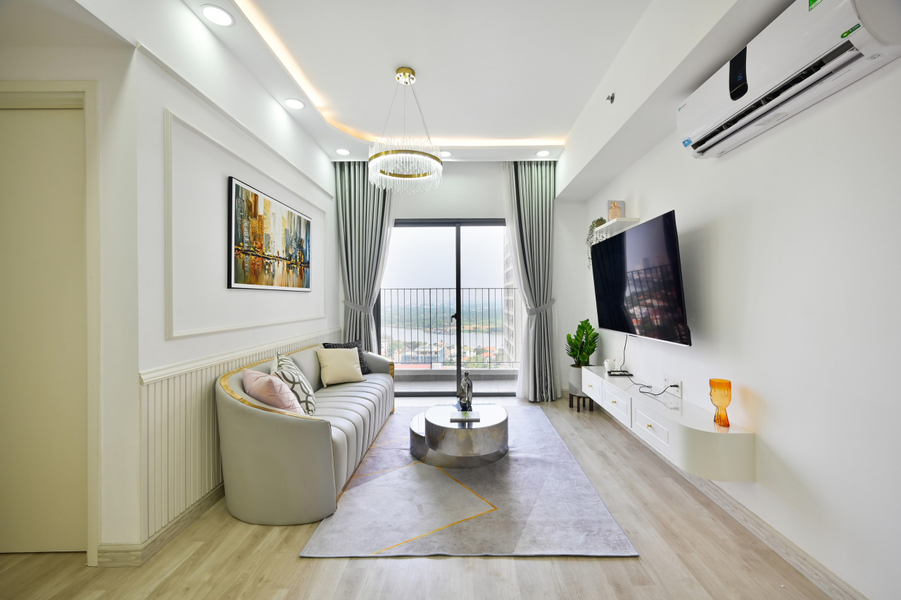 Căn hộ Masteri Thảo Điền hướng ban công bắc đầy đủ nội thất diện tích 77m²