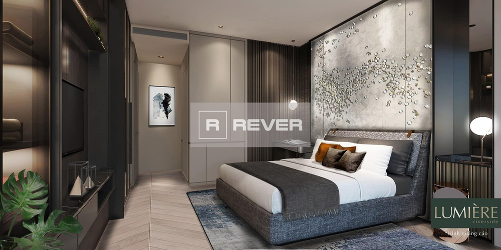  Căn hộ Masteri Lumiere Riverside có 2 phòng ngủ, nội thất cơ bản.