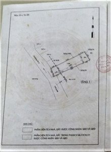 Nhà phố Quận 12 Nhà phố thiết kế 1 trệt, 1 lầu diện tích 77.2m2, cửa hướng Tây.