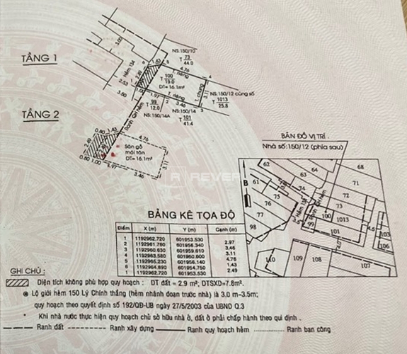 Nhà phố Quận 3 Nhà phố kết cấu 1 trệt, 1 lầu đường Lý Chính Thắng, khu dân cư sầm uất.