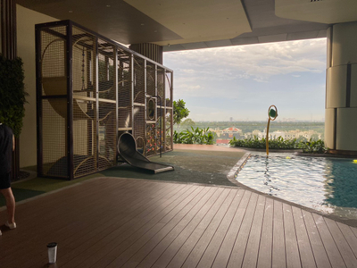 Căn hộ Q2 Thao Dien, Quận 2 Căn hộ Q2 Thao Dien tầng 8 thiết kế hiện đại, nội thất cơ bản.