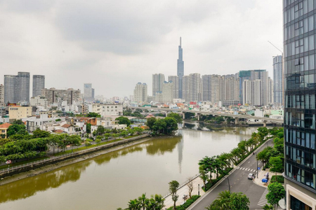  Căn hộ Vinhomes Golden River tầng thấp, tháp A1, 3 phòng ngủ, full nội thất