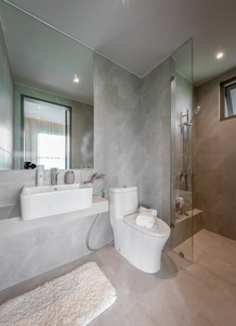 nhà mẫu căn hộ WestGate Căn hộ WestGate diện tích 69m2, không nội thất.