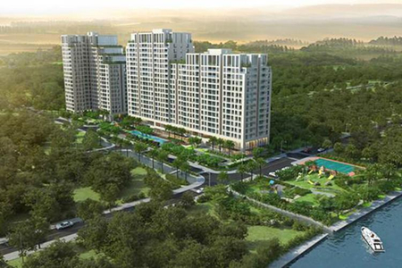 Căn hộ Opal Boulevard, Huyện Dĩ An Căn hộ Opal Riverside tầng 13 có 2 phòng ngủ, nội thất cơ bản.