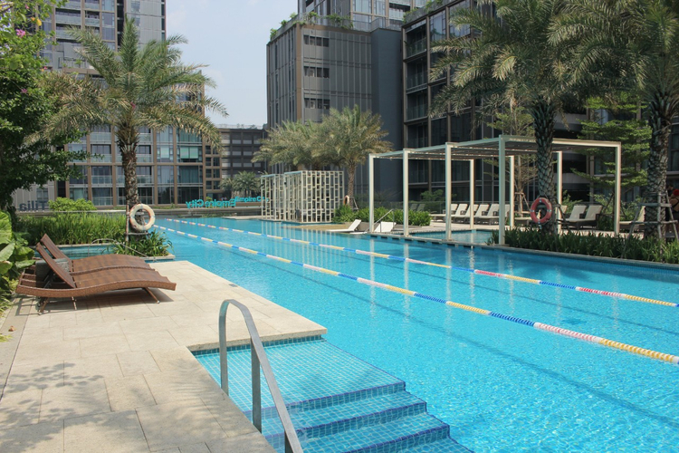  Căn hộ Empire City tầng 2 thiết kế hiện đại, đầy đủ tiện ích.