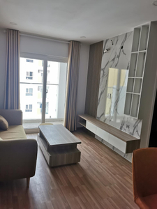 phòng khách căn hộ Diamond Riverside Căn hộ cao cấp Diamond Riverside tầng cao view đón gió mát mẻ.