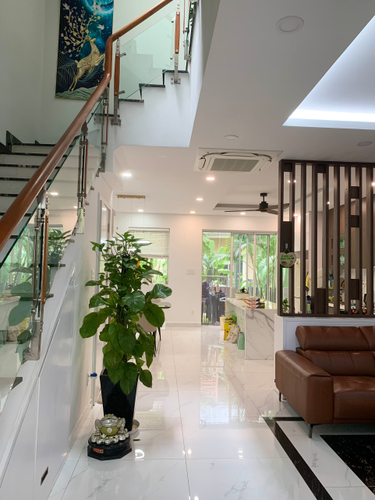 Nhà phố Quận 2 Nhà phố Palm Residence thiết kế 1 trệt, 2 lầu bàn giao đầy đủ nội thất.