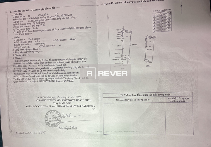  Nhà phố Đường Văn Thân 3 tầng diện tích 65.5m² hướng nam pháp lý sổ hồng.