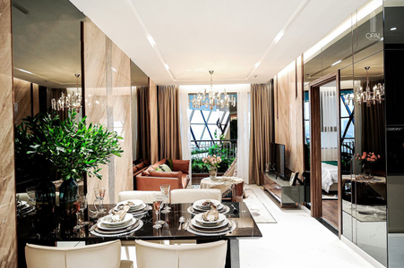 Căn hộ Opal Skyline, Thuận An Căn hộ Opal Skyline không có nội thất diện tích 62m²