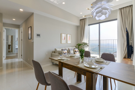 Căn hộ Masteri An Phú, Quận 2 Căn hộ Masteri An Phú tầng cao view đón gió mát, đầy đủ nội thất.