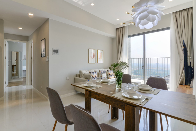 Căn hộ Masteri An Phú, Quận 2 Căn hộ Masteri An Phú tầng cao view đón gió mát, đầy đủ nội thất.