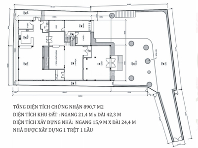  Nhà phố Đường Số 5 2 tầng diện tích 890.7m² hướng tây pháp lý sổ hồng.