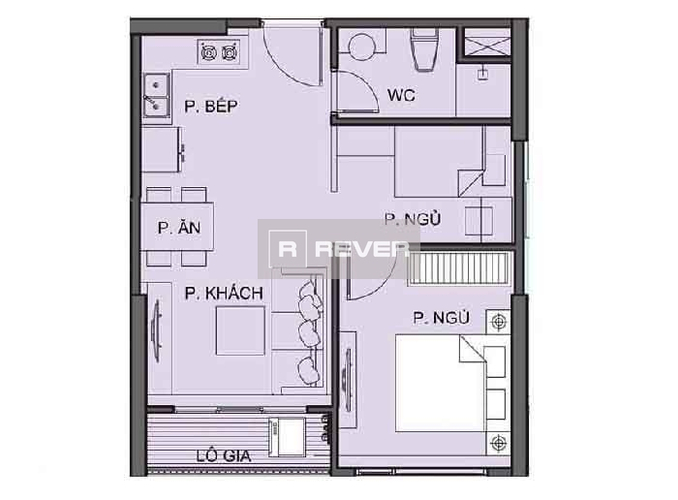  Căn hộ Vinhomes Grand Park không có nội thất diện tích 46.5m².