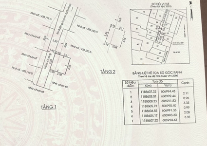 Nhà phố Quận 7 Nhà có cửa hướng Tây đón nắng sớm, diện tích 3.35m x 3.07m.