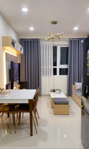 Phòng khách căn hộ Topaz Elite Căn hộ tầng 27 Topaz Elite bàn giao đầy đủ nội thất hiện đại.