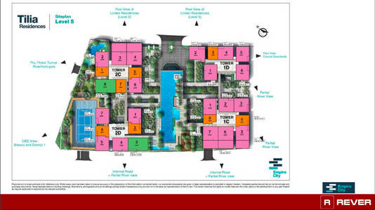 Căn hộ Empire City, Quận 2 Căn hộ Empire City thiết kế hiện đại, view Landmark 81 tuyệt đẹp.