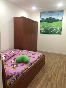 phòng ngủ căn hộ City Gate Căn hộ City Gate tầng cao view đón gió mát, đầy đủ nội thất.