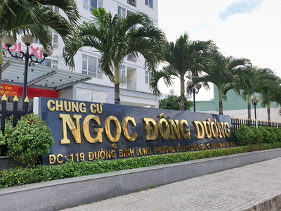 Căn hộ Ngọc Đông Dương, Quận Bình Tân Căn hộ Ngọc Đông Dương hướng ban công đông nam nội thất cơ bản diện tích 64m²