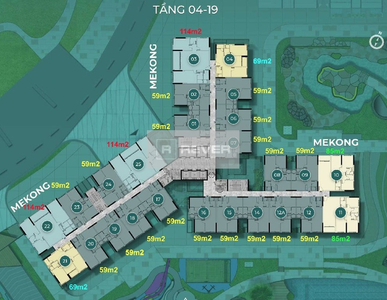 Căn hộ WestGate, Huyện Bình Chánh Căn hộ WestGate tầng 19 diện tích 59m2, nội thất cơ bản.