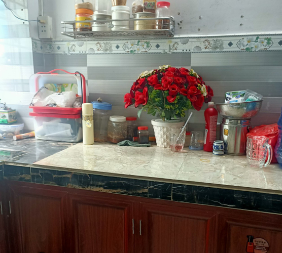 Nhà phố Quận 8 Nhà phố có cửa hướng Đông mát mẻ, thiết kế nhà 1 trệt, 1 lầu kiên cố.