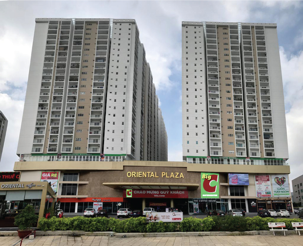 Căn hộ Oriental Plaza, Quận Tân Phú Căn hộ tầng 18 Oriental Plaza diện tích 78m2, đầy đủ nội thất.