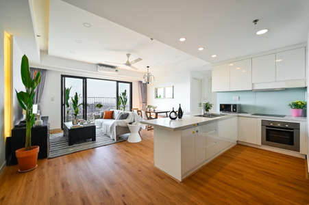 Căn hộ Masteri Thảo Điền, Quận 2 Căn hộ Masteri Thảo Điền tầng 38, bàn giao đầy đủ nội thất.