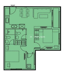 Căn hộ Dream Home Riverside nội thất cơ bản diện tích 63m²