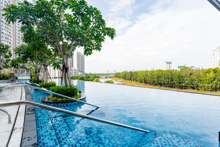  Căn hộ Phú Mỹ Hưng Midtown tầng 21 view tuyệt đẹp, cửa hướng Tây Bắc.