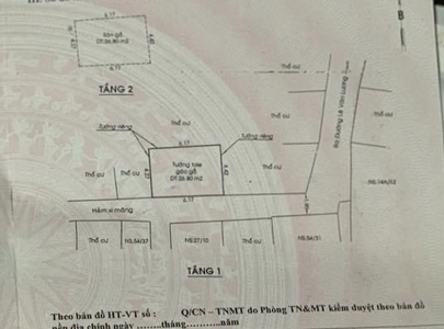 Nhà phố Quận 7 Nhà phố thiết kế 1 trệt, 1 lầu kiên cố, khu vực dân cư sầm uất.