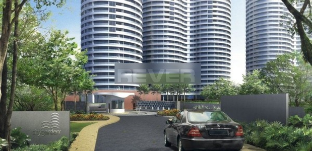 Căn hộ City Garden, Quận Bình Thạnh Căn hộ City Garden tầng cao view đón gió mát, đầy đủ nội thất.