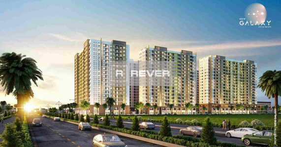 toà nhà căn hộ New Galaxy Căn hộ New Galaxy hướng ban công tây bắc không có nội thất diện tích 62.3m²