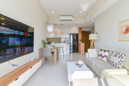 Căn hộ Masteri An Phú, Quận 2 Căn hộ Masteri An Phú tầng cao view đón gió mát, đầy đủ nội thất.