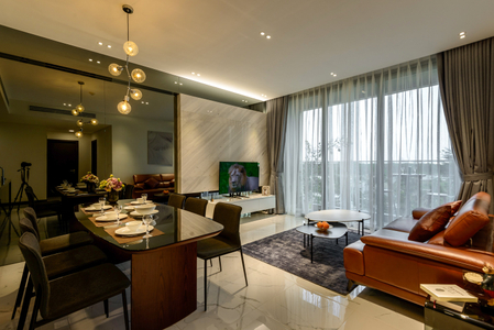  Căn hộ có 2 phòng ngủ Empire City, bàn giao nội thất cơ bản.