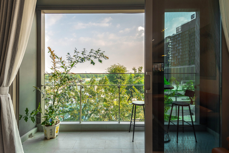  Căn hộ có 2 phòng ngủ Empire City, bàn giao nội thất cơ bản.